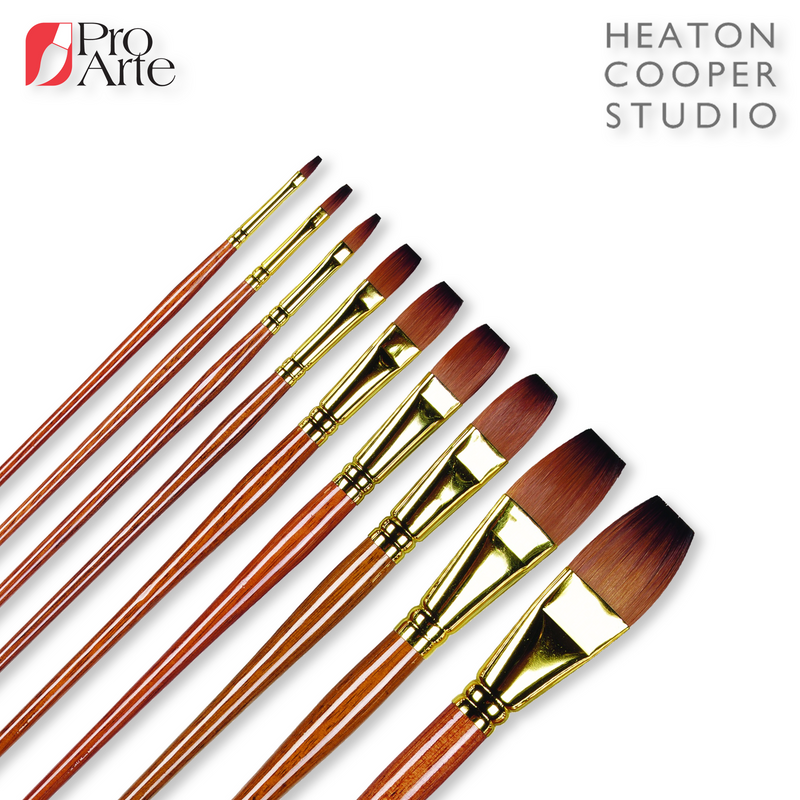 Pro Arte Prolene Plus One Stroke Flat Brush (Series 008)