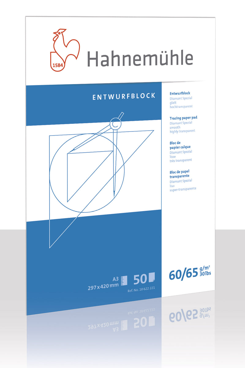 Hahnemuhle Tracing Paper Pad A3 (297 x 420) 60gsm / 30lbs