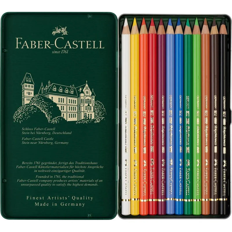 Faber Castell Polychromos Artists' Colour Pencils (Sets of 12, 24, 36 or 48)