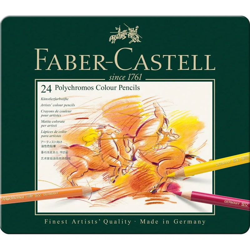 Faber Castell Polychromos Artists' Colour Pencils (Sets of 12, 24, 36 or 48)