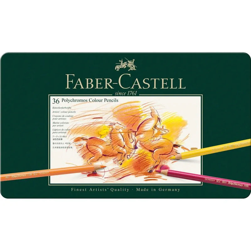 Faber Castell Polychromos Artists' Colour Pencils (Sets of 12, 24, 36 or 48)