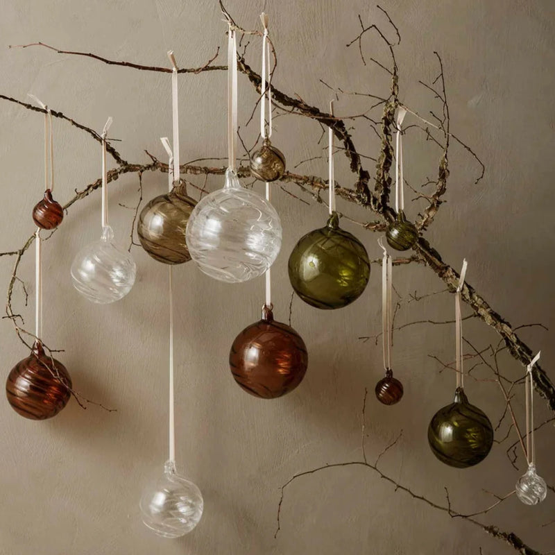 Ferm Living Large Twirl Ornaments (Set of 4)