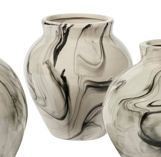 Beige & Black Ingrid Vase (Multiple Sizes)