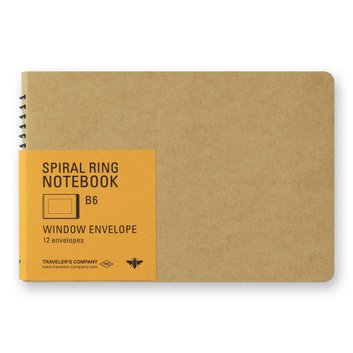 TRC Spiral Ring Notebook Window Envelope