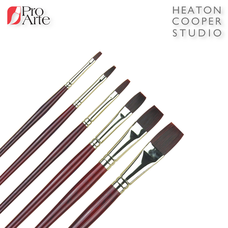 Pro Arte Acrylix Flat Brushes (Series 204)