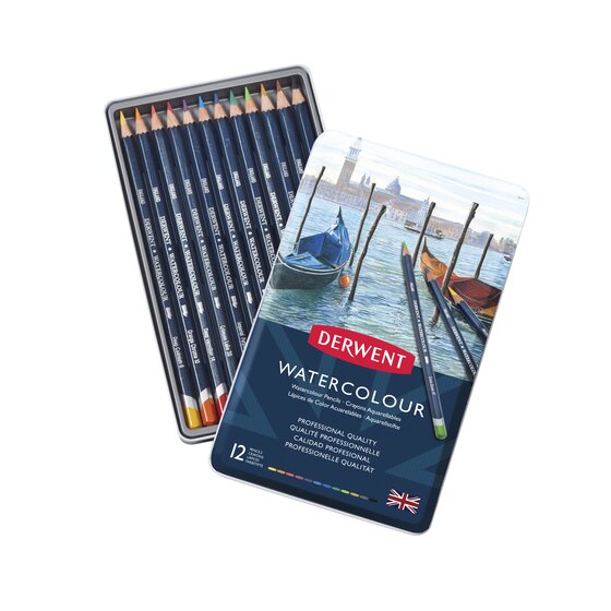 Derwent Watercolour Pencils (Set of 12, 24 or 36)