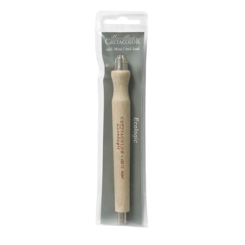 Cretacolor Ecologic Wooden Lead Holder + Graphite Stick