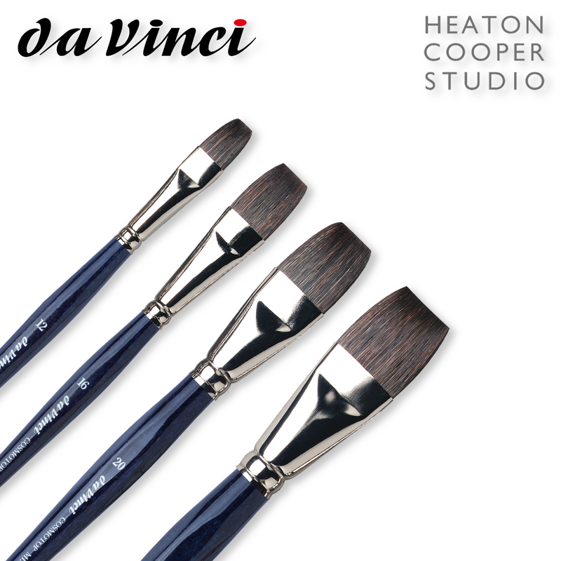 Da Vinci Cosmotop Mix B Flat Brush (Series 5830)