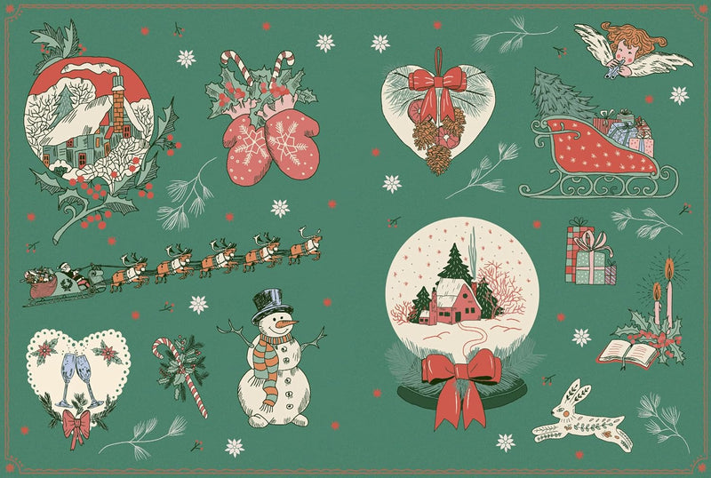 Stickertopium: Enchanted Christmas (Hardback) (Over 400 Stunning Stickers)