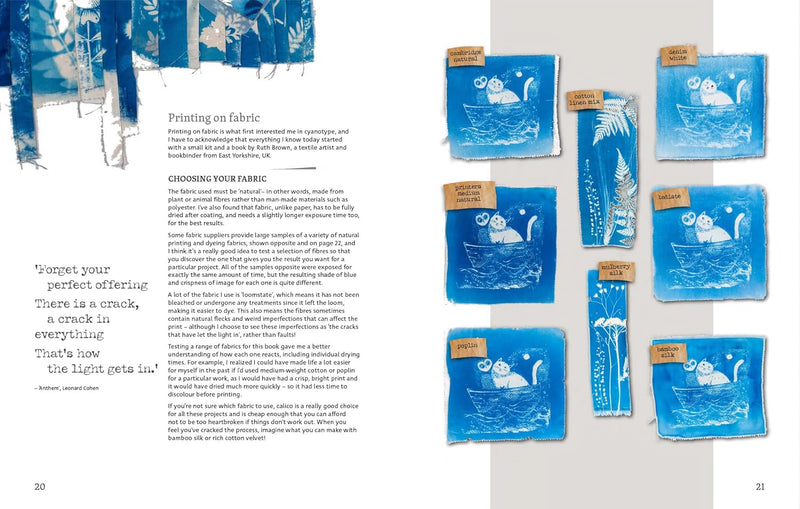 Beginner’s Guide to Cyanotype: Beautiful projects to print with light by Kim Tillyer