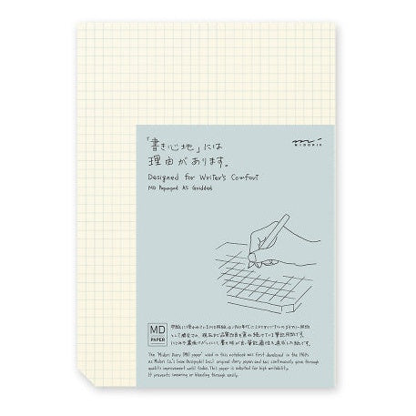 Midori MD Paperpad A5 Gridded English Caption