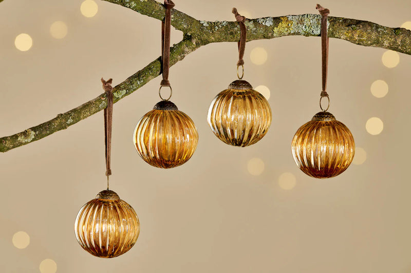 Gold Betini Baubles (Set of 4)