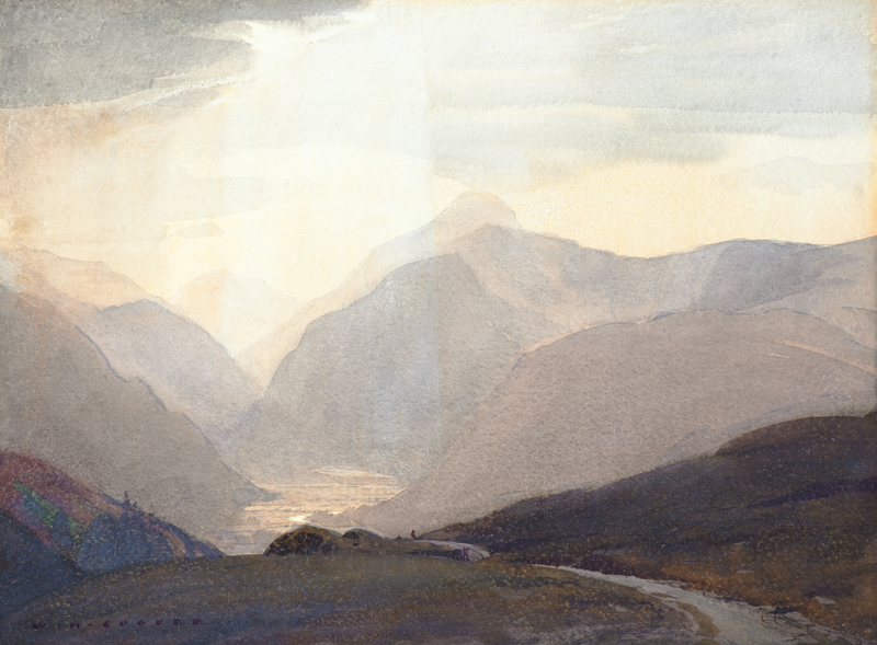 Borrowdale from The Watendlath Track by William Heaton Cooper R.I. (1903 - 1995)