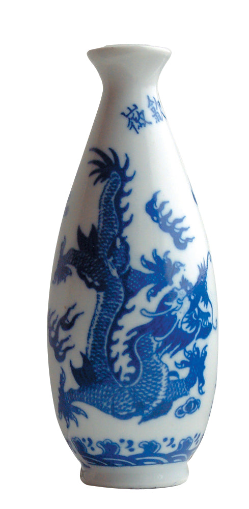Black Chinese Ink in Ceramic Vase