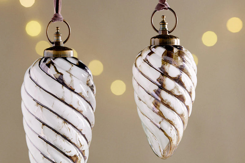 Maran Giant Gold & Cream Bauble