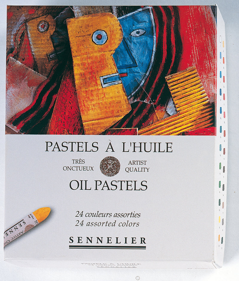 Sennelier Extra Soft Pastels Oil Box (Set of 24)