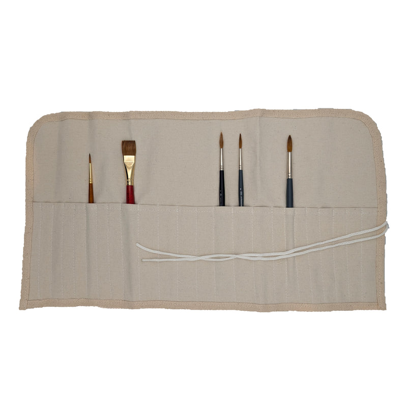 Cotton Canvas Brush Roll