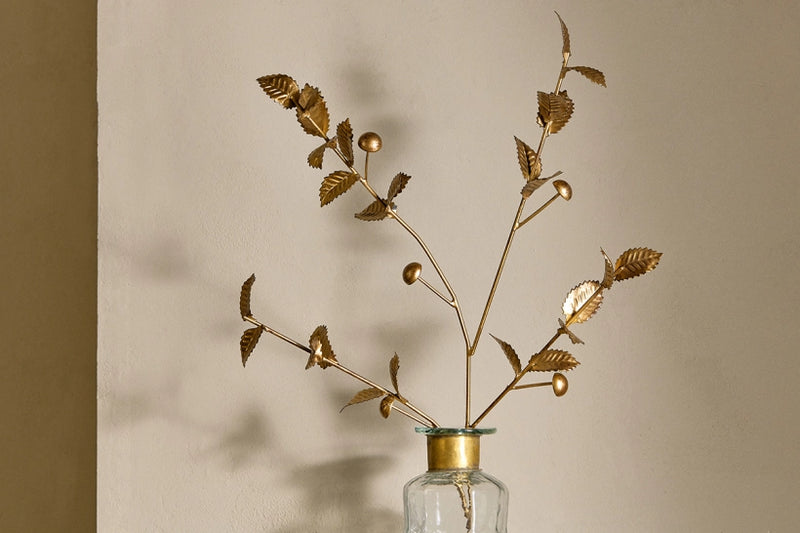 San Stem Foliage (Antique Brass)