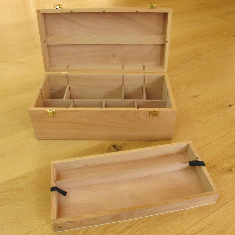 Howden Wooden Box - Artists' Wooden Box with Lift Out Tray