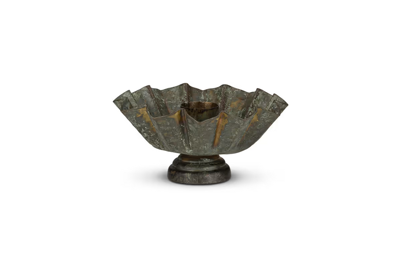 Matu Antique Patina Candle Holder