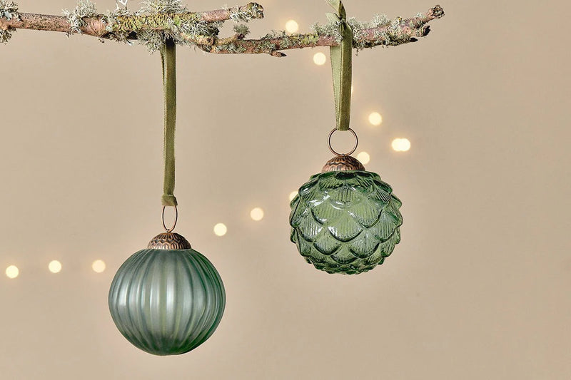 Hara Green Baubles (Set of 4)