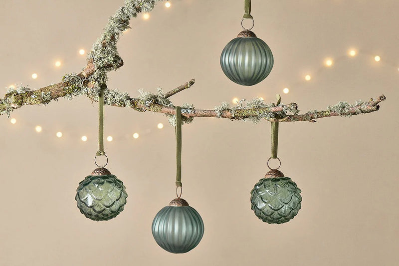 Hara Green Baubles (Set of 4)