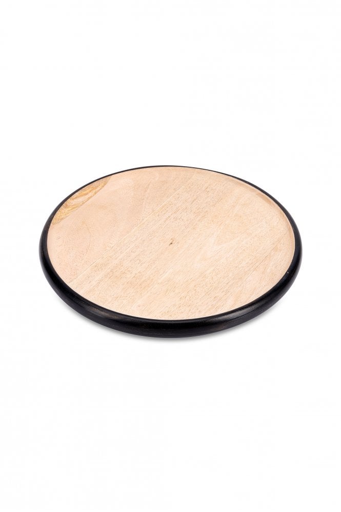 Kinuku Platter Black Wooden